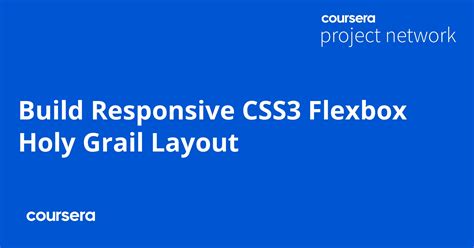 Project: Build Responsive CSS3 Flexbox Holy Grail Layout [1.5 hrs ...