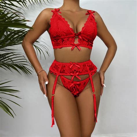 Homadles Lingerie For Women Sexy Sleepwear Cutout Lace Piece Slim