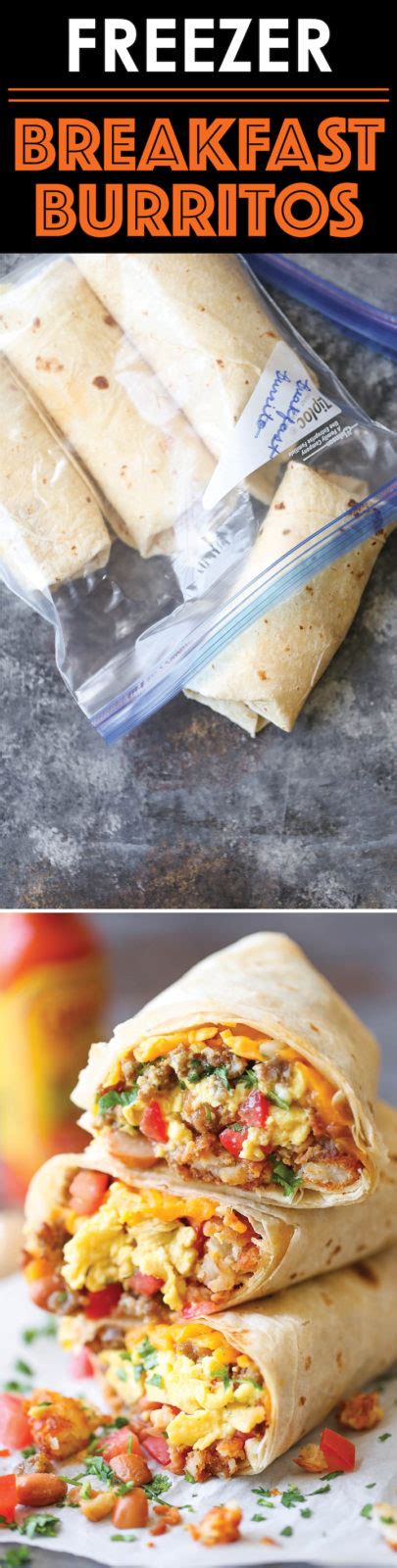 Freezer Breakfast Burritos Damn Delicious