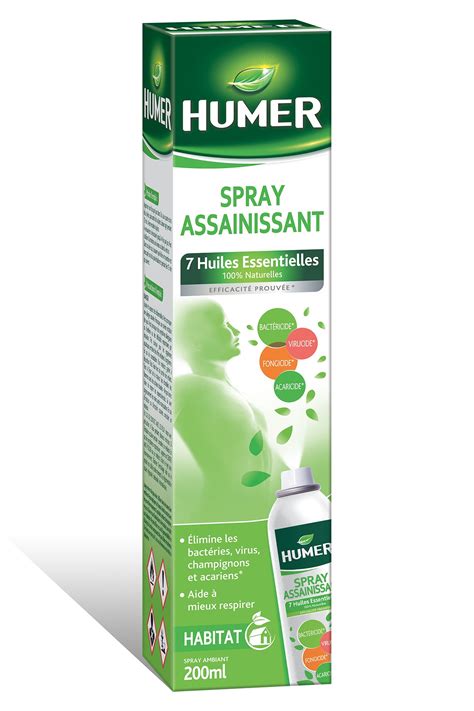 Spray Assainissant Habitat Urgo Humer Aux 7 Huiles Essentielles 200 Ml