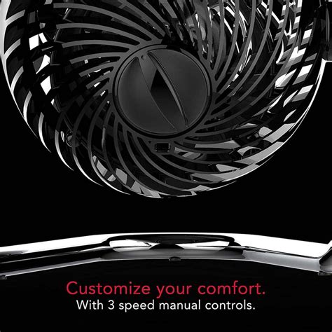 Vornado Pivot Compact Air Circulator Fan With Pivoting Axis Speed