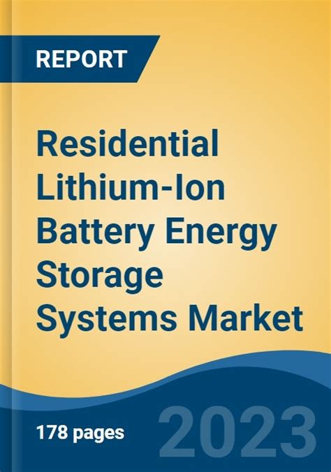 Residential Lithium Ion Battery Energy Storage Systems Market Global