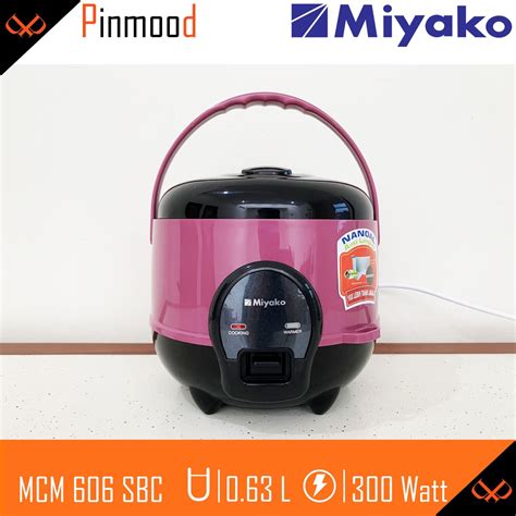 Jual MIYAKO MAGIC RICE COOKER MCM 606 B SBC 0 63 LITER