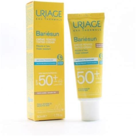 BARIESUN Crème Teintée SPF 50 Teinte Dorée