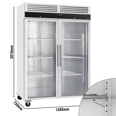 Tiefk Hlschrank Eco Liter Mit Glast Ren Ggm Gastro