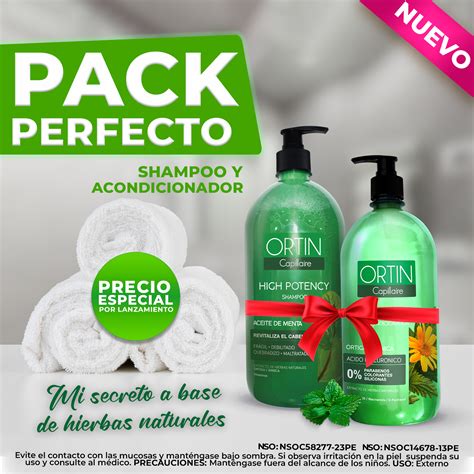 Oferta Combo Ortin Shampoo Acondicionador Lt Laboratorios La Cooper