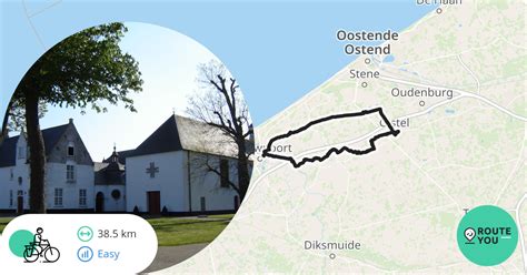 Middenkust Onderkant Deel 1 Recreatieve Fietsroute RouteYou