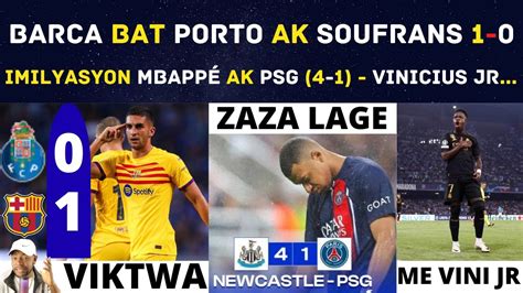 Gwo Nouv L Pou Tout Fanatik Real Madrid Yo Yo Maltrete Mbappe Ak Psg