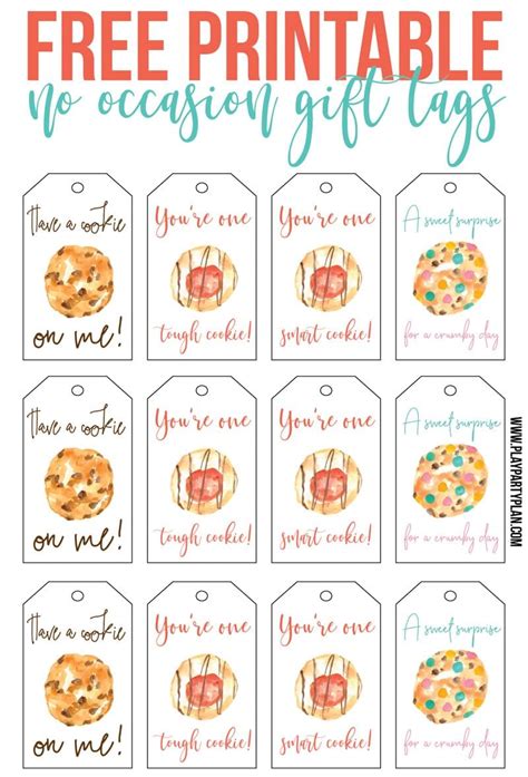 Cookie Labels Free Printable | Printable Templates Free