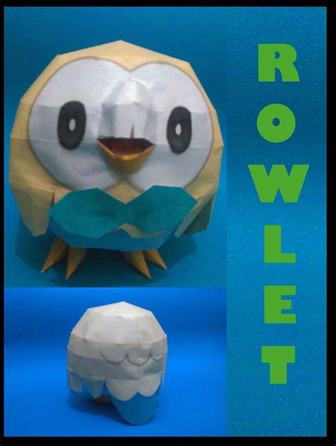 Rowlet Papercraft By Jorgeescalante On Deviantart