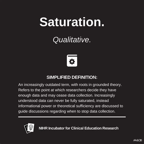 saturation incubator  clinical education research