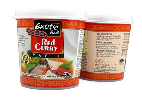 Бакалея :: Соусы :: Паста Карри Красная Exotic Food, 400мл