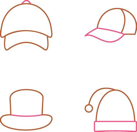 cap  hat icon  vector art  vecteezy