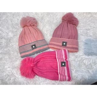 Gorro Touca Infantil Pompom Urso Forrada Por Dentro Amarrar Para O