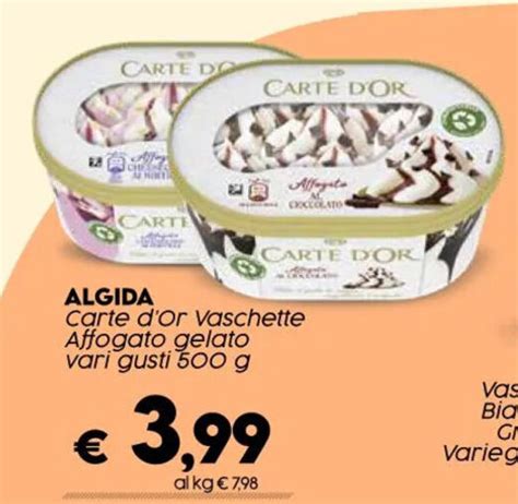 Algida Carte D Or Vaschette Affogato Gelato Vari Gusti G Offerta Di