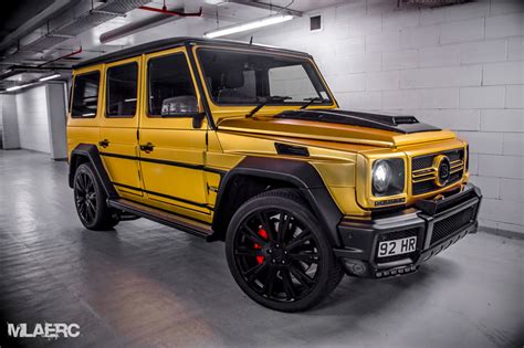 Satin Gold Chrome G Wagon Wrapfolio