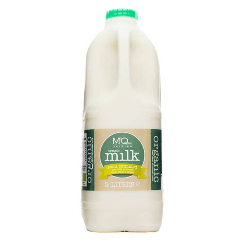 2 Litre Organic Semi Skimmed Milk Poly Carton Kerrs Dairy