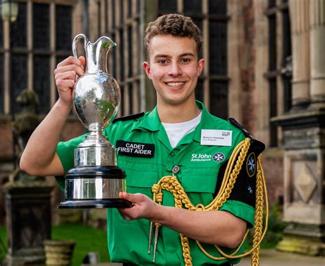 St John Ambulance Names Its National Cadet Of The Year For 2024 St