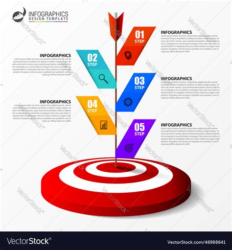 Infographic design template creative concept Vector Image