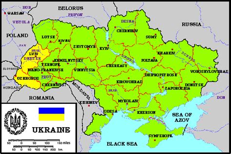 Ukraine Map - Ukraine