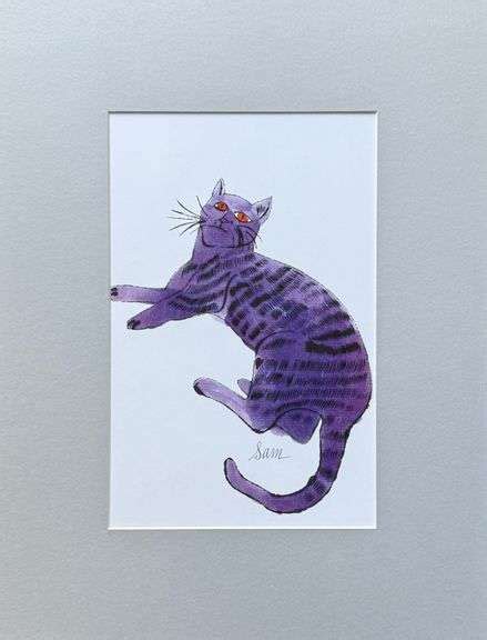 Andy Warhol From 25 Cats Name Sam And One Blue Pussy Suite U S Auction Brokers