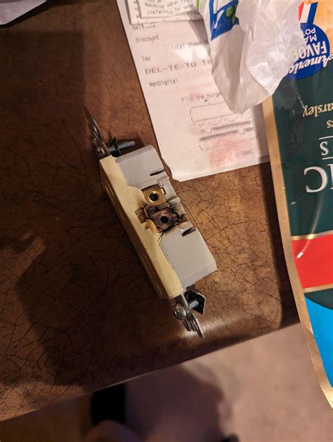 my house almost caught on fire due to a faulty outlet : r/Wellthatsucks