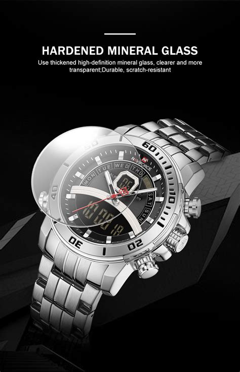 Naviforce Silver Wristwatch – Nicefit