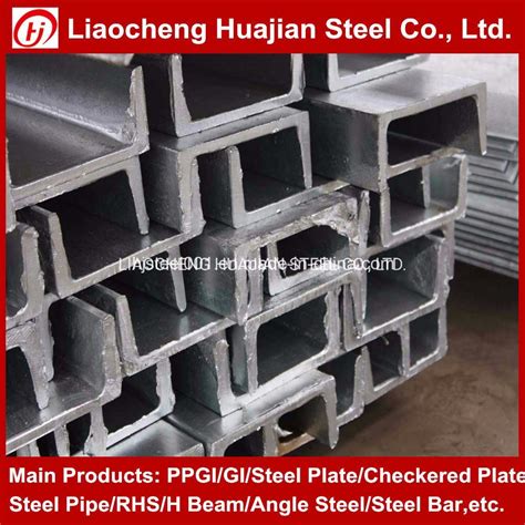 Hot Rolled Steel Shape Galvanized C Z U Channel With Construction Use Steel Channel And