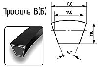 Ремень профиль B(Б) 1800 (Корея) супер качество (ID#803728980), цена ...