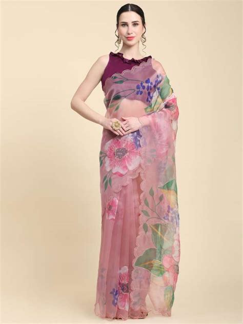 Organza Saree Myntra Atelier Yuwa Ciao Jp