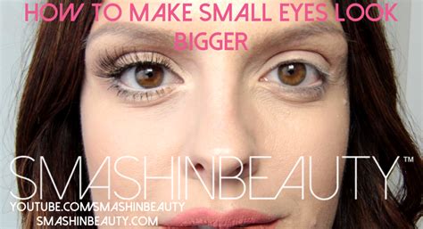 How To Make Small Eyes Look Bigger Without Makeup Saubhaya Makeup