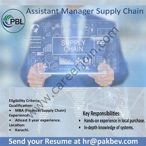 Pakistan Beverage Limited Pbl Jobs Assistant Manager Supply Chain