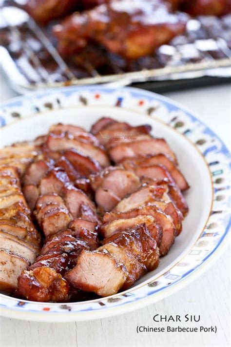 Char Siu Chinese Barbecue Pork Malaysian Chinese Kitchen Barbecue