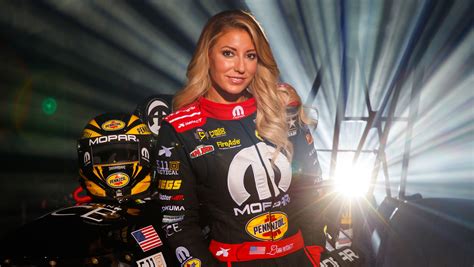 NHRA Top Fuel driver Leah Pruett (formerly Leah Pritchett)
