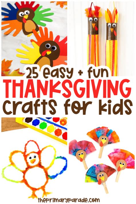 25 Cute Thanksgiving Crafts for Youngsters - Faberk