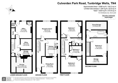 4 Bed Semi Detached House For Sale In Culverden Park Road Tunbridge