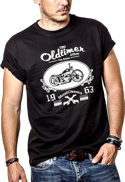 Makaya Motorcycle Mens T Shirt Twin Bobber Amazonca Clothing