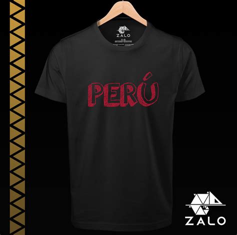 Dise O Peruano Estilo Negro Zalo Tienda De Polos Estampados Con