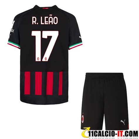 Nuova Maglie Calcio AC Milan R LE鑴橭 17 Bambino Prima 2022 23