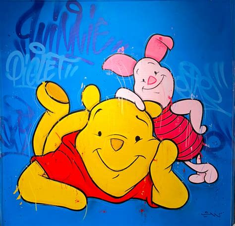 WINNIE THE POOH Mr Oreke Original Unikat NL Galerie