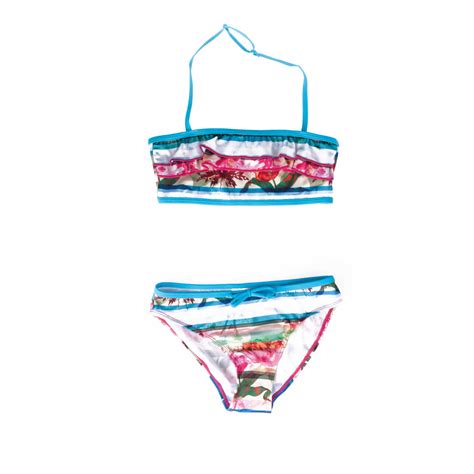 Lentiggini Bikini Voor Meisjes Blauw