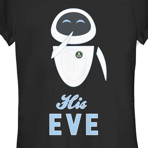 Wall E Juniors Wall E Valentines Day His Eve Graphic Tee