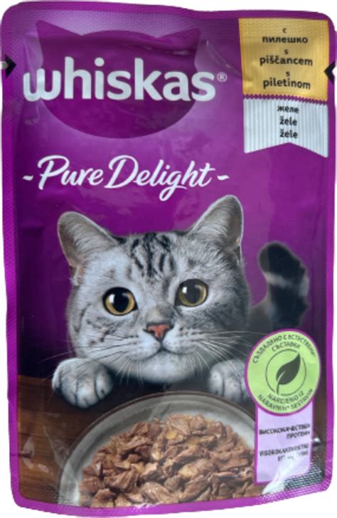 Whiskas Pure Delight mokra hrana za mačke piletina 85 g kupujte