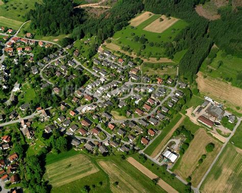 Wehr Von Oben Wohngebiet Mischbebauung Der Mehr Und