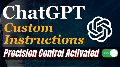 Chatgpt Custom Instructions Openai S New Breakthrough Chatgpt Gpt