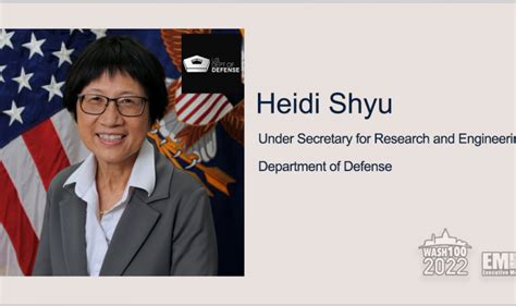 DOD Undersecretary Heidi Shyu Highlights Tech Priorities Broad