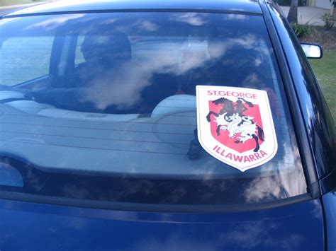 St George Illawarra Dragons Car Logo Sticker Mega