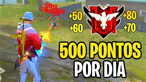 COMO GANHAR MUITO PONTO TODO DIA NA RANQUEADA FREE FIRE YouTube