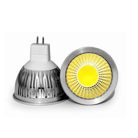 Pcs Super Bright Mr Gu Dc V W W Cob Led Spotlight Bulbs Light