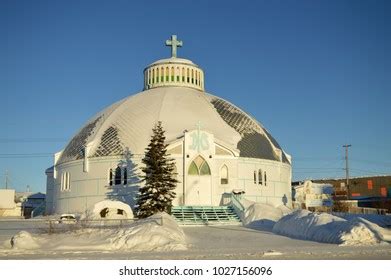 Igloo Church Inuvik Northwest Territories Stock Photo 1027156096 ...